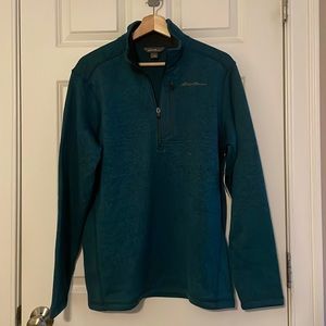 Eddie Bauer quarter zip pullover fleece